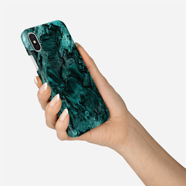 Bjornberry iPhone X / XS Premium Skal - Green Glass