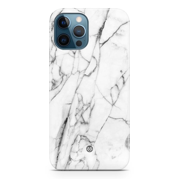 Bjornberry iPhone 12 Pro Premiumskal - Vit Marmor