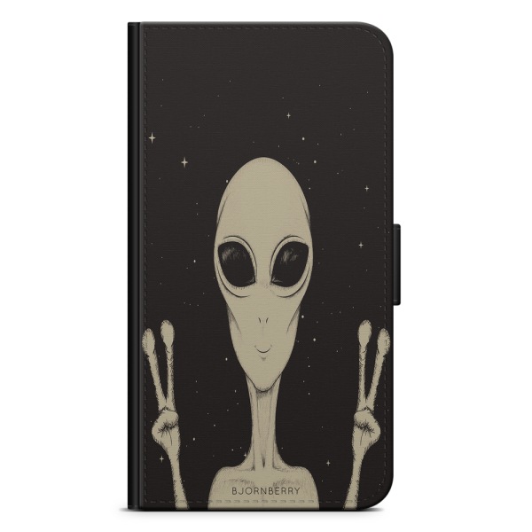 Bjornberry Plånboksfodral Sony Xperia 10 - Peace Alien