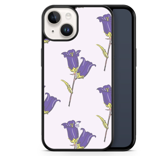 Bjornberry Skal iPhone 14 -Vilda Lila Blommor