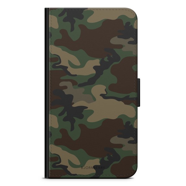 Bjornberry Plånboksfodral iPhone 8 Plus - Kamouflage