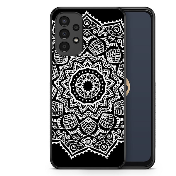 Bjornberry Skal Samsung Galaxy A13 - Vit Mandala