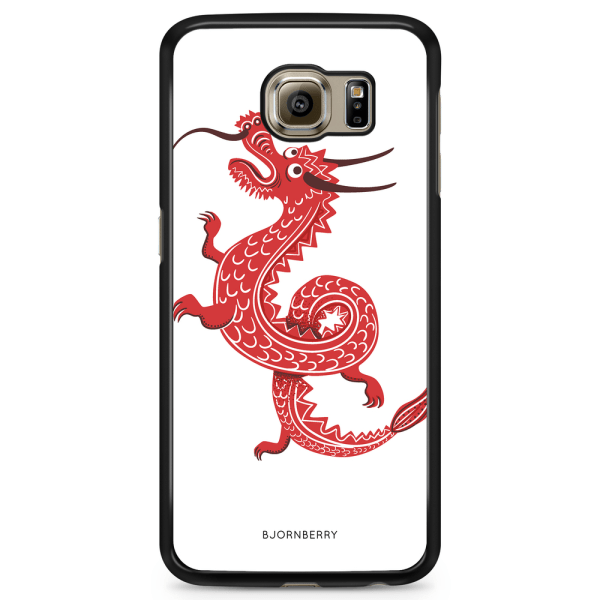 Bjornberry Skal Samsung Galaxy S6 Edge - Röd Drake
