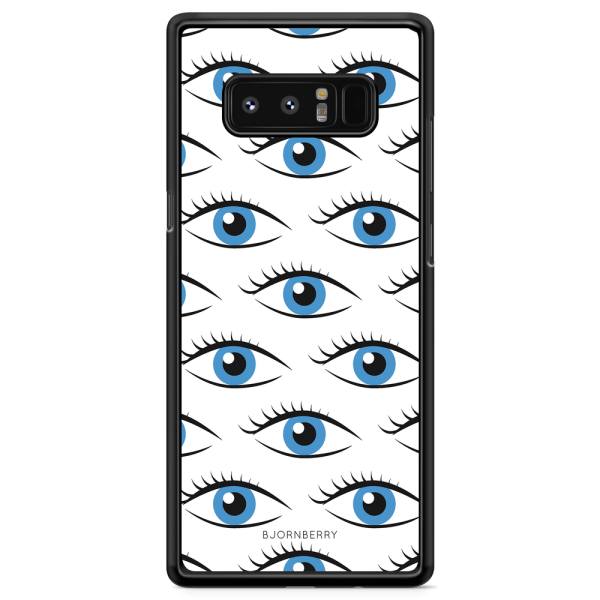 Bjornberry Skal Samsung Galaxy Note 8 - Blå Ögon