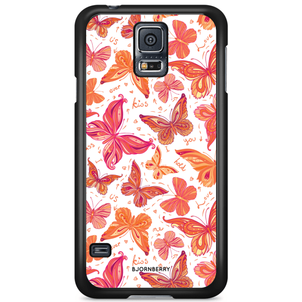 Bjornberry Skal Samsung Galaxy S5/S5 NEO - Fjärilar