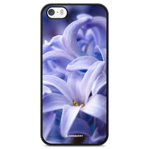 Bjornberry Skal iPhone 5/5s/SE (2016) - Blå blomma