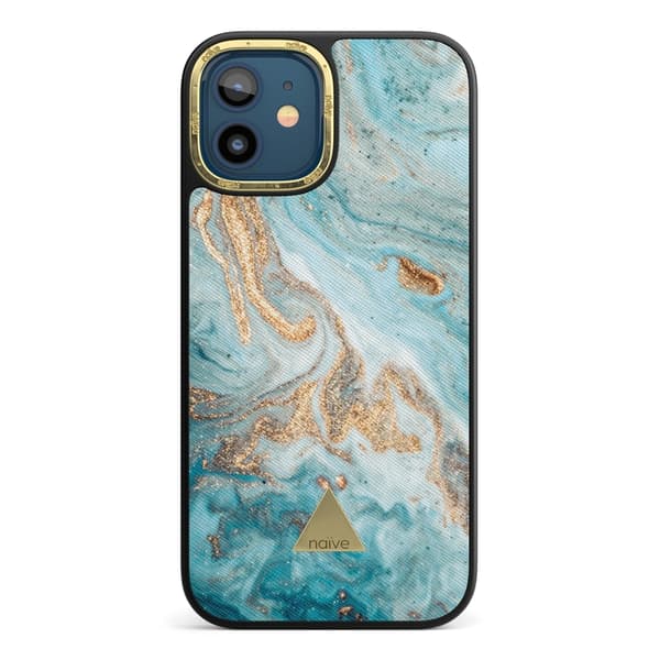 Naive iPhone 12 Mini Skal - Turquoise Dream