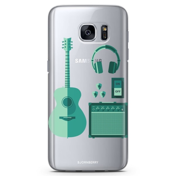 Bjornberry Samsung Galaxy S7 Edge TPU Skal -Gitarr