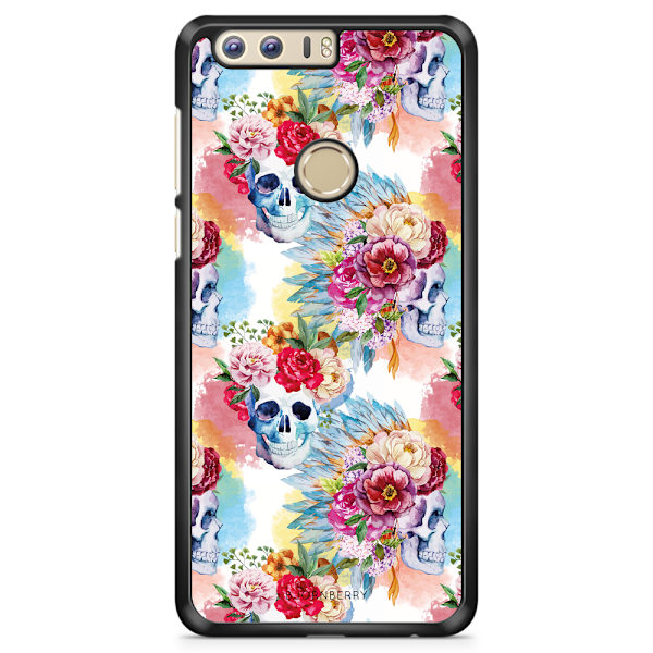 Bjornberry Skal Huawei Honor 8 - Dödskallar & Blommor