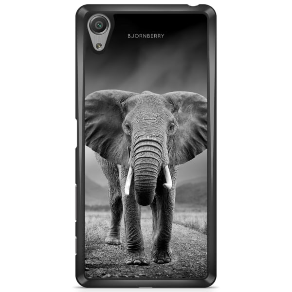 Bjornberry Skal Sony Xperia XA1 - Svart/Vit Elefant