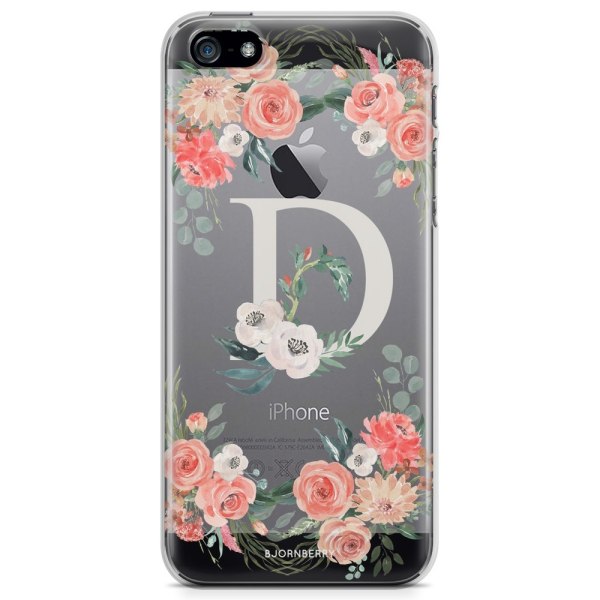 Bjornberry iPhone 5/5S/SE TPU Skal - Monogram D