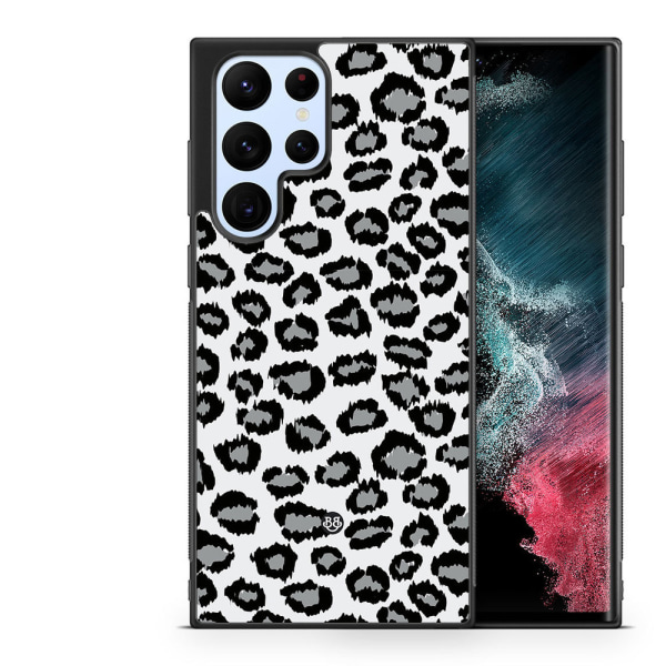Bjornberry Skal Samsung Galaxy S23 Ultra -Grå Leopard