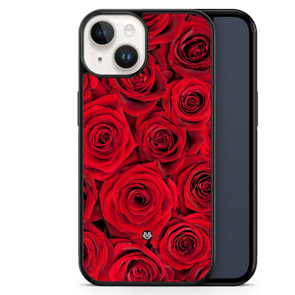 Bjornberry Skal iPhone 14 -Röda Rosor