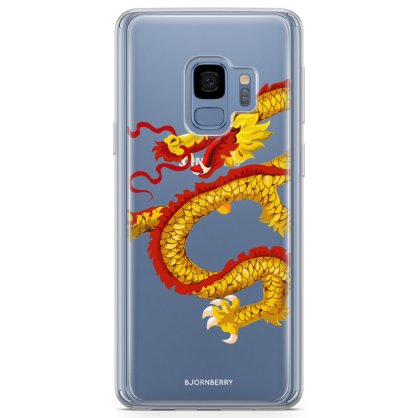 Bjornberry Skal Hybrid Samsung Galaxy S9 - Gul Drake