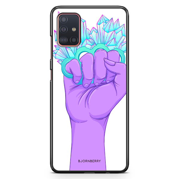 Bjornberry Skal Samsung Galaxy A51 - Kristaller & Hand