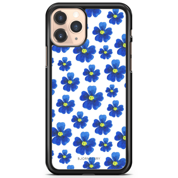 Bjornberry Hårdskal iPhone 11 Pro - Blå Blommor