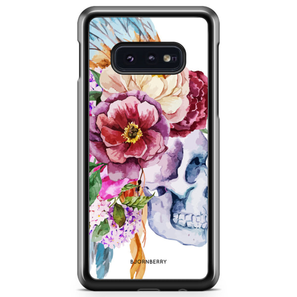 Bjornberry Skal Samsung Galaxy S10e - Dödskalle Blommor