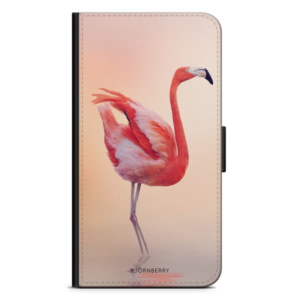 Bjornberry Plånboksfodral iPhone 8 Plus - Flamingo