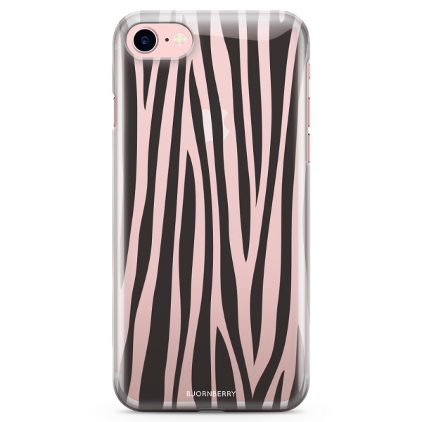 Bjornberry iPhone 7 TPU Skal - Zebra