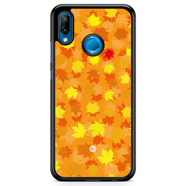 Bjornberry Skal Huawei P20 Lite - Orange/Röda Löv
