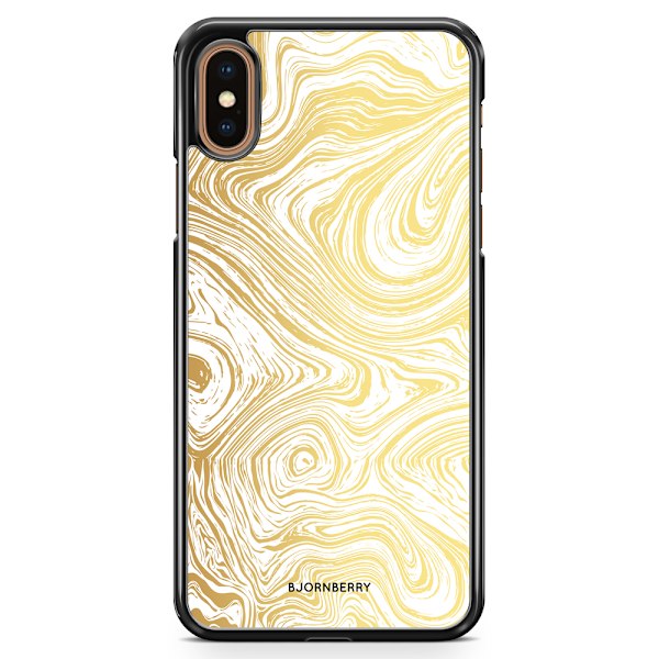 Bjornberry Skal iPhone XS Max - Guld Marmor