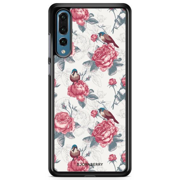 Bjornberry Skal Huawei P20 Pro - Rosor & Fåglar