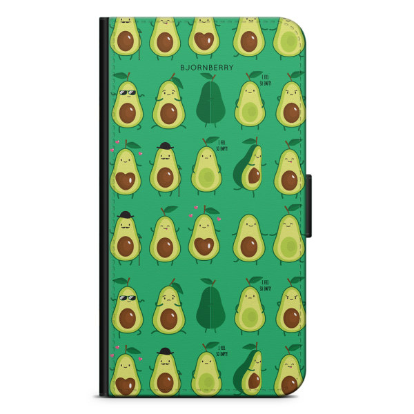 Bjornberry Plånboksfodral iPhone 12 - Avocado Mönster