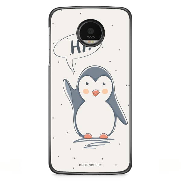Bjornberry Skal Motorola Moto G5S Plus - Söt Pingvin