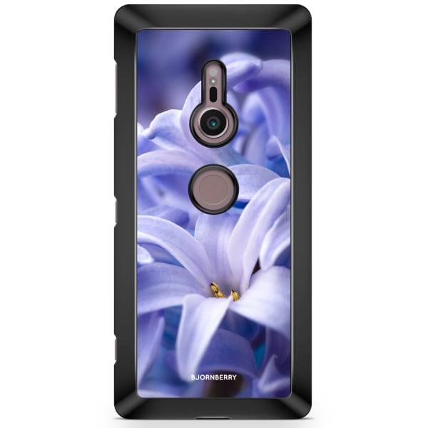 Bjornberry Sony Xperia XZ2 Skal - Blå blomma