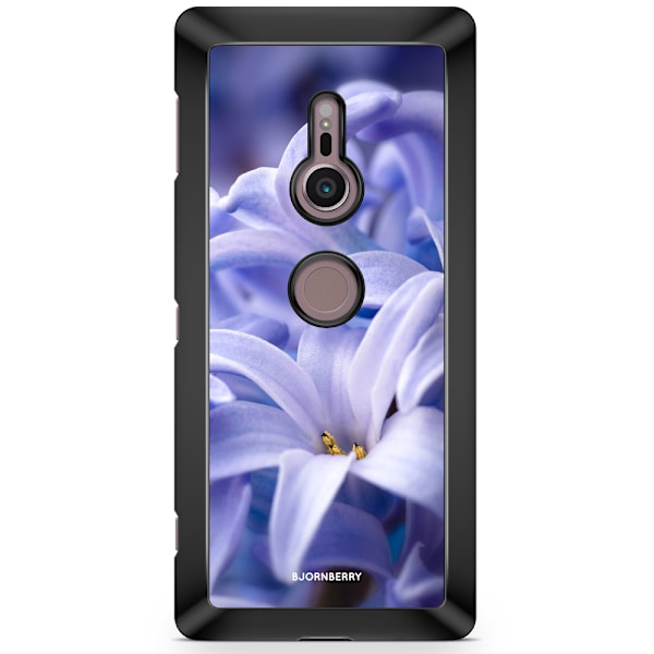 Bjornberry Sony Xperia XZ2 Skal - Blå blomma