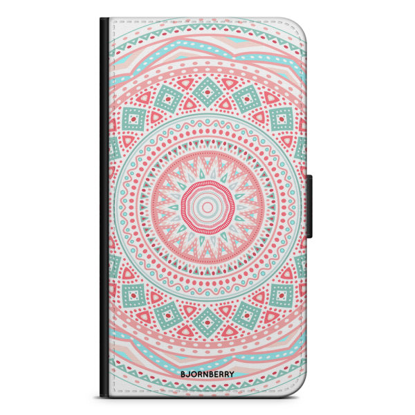 Bjornberry Plånboksfodral iPhone 12 Mini - Pastell Mandala