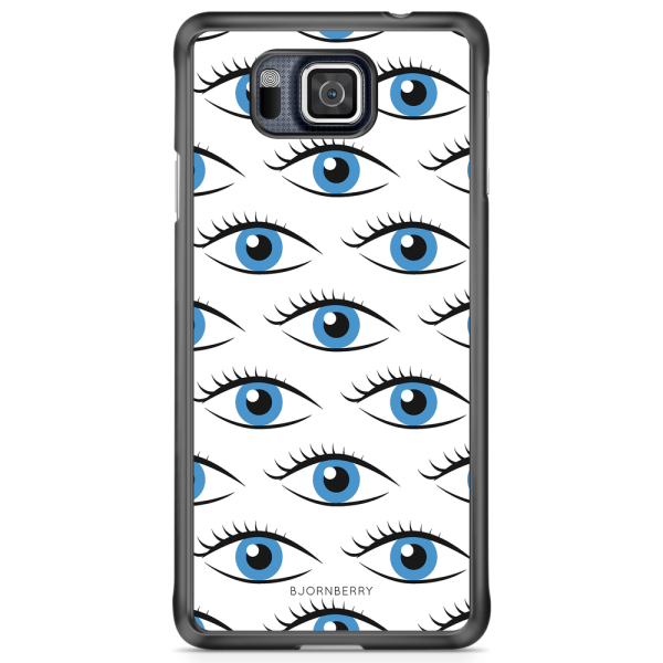 Bjornberry Skal Samsung Galaxy Alpha - Blå Ögon