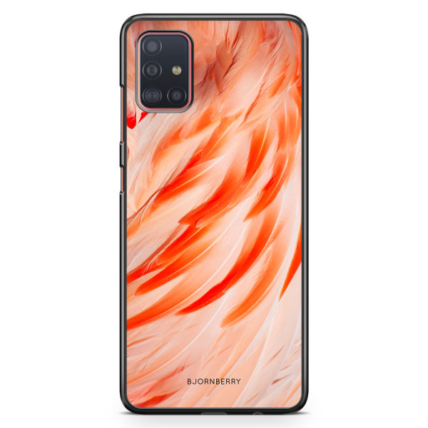 Bjornberry Skal Samsung Galaxy A51 - Flamingo Fjädrar