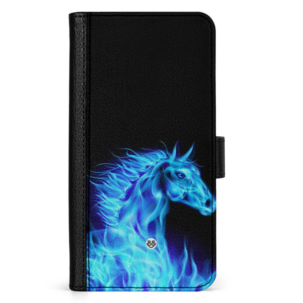 Bjornberry iPhone 15 Fodral - Flames Horse Blå