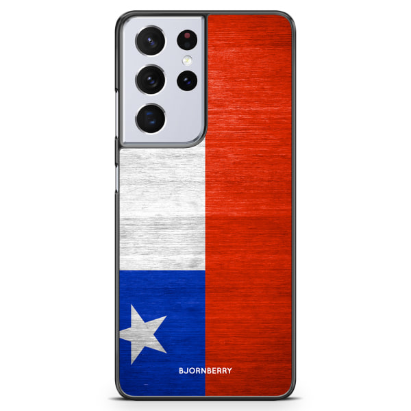 Bjornberry Skal Samsung Galaxy S21 Ultra - Chiles Flagga