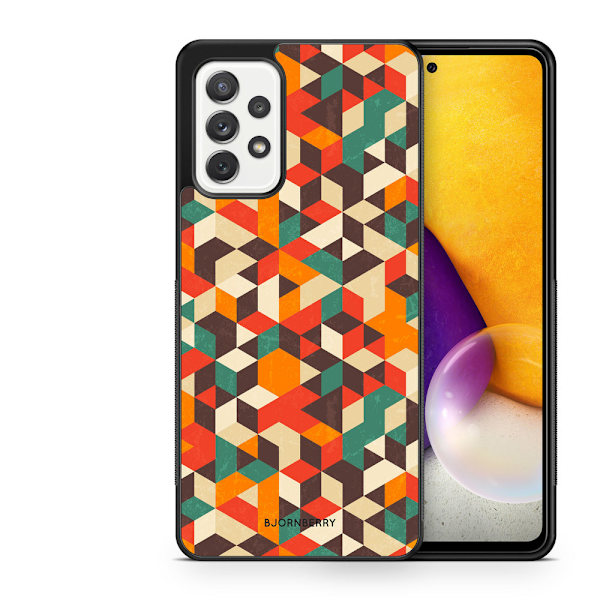 Bjornberry Skal Samsung Galaxy A52/A52s 5G -Retro Geometri