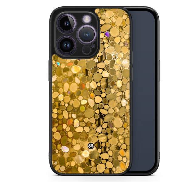 Bjornberry Skal iPhone 14 Pro -Stained Glass Guld