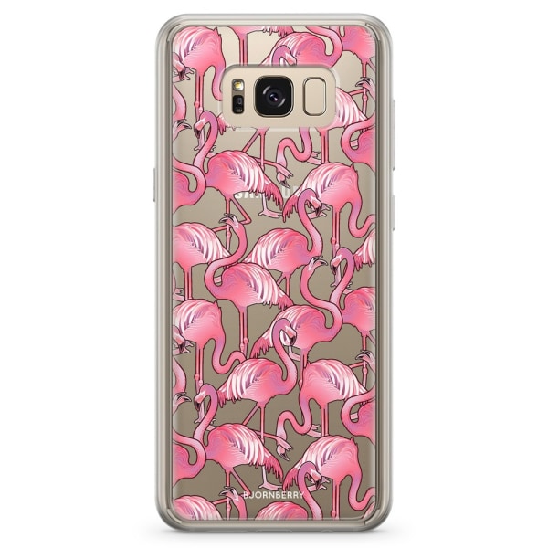 Bjornberry Skal Hybrid Samsung Galaxy S8+ - Flamingos