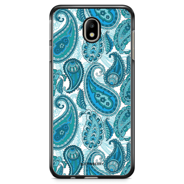 Bjornberry Skal Samsung Galaxy J3 (2017) - Blå Paisley