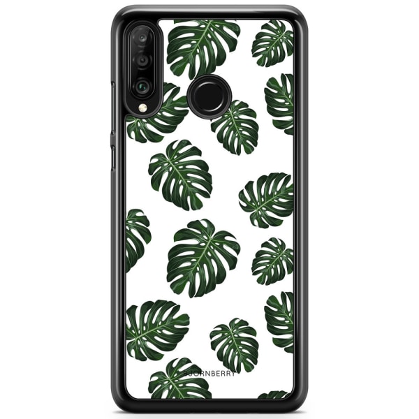 Bjornberry Hårdskal Huawei P30 Lite - Monstera Mönster