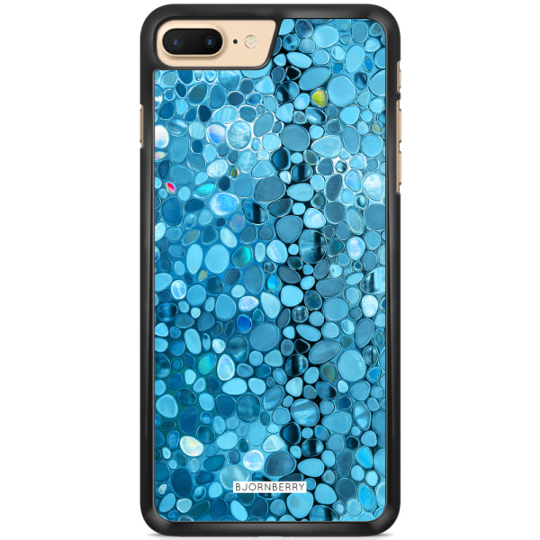 Bjornberry Skal iPhone 7 Plus - Stained Glass Blå