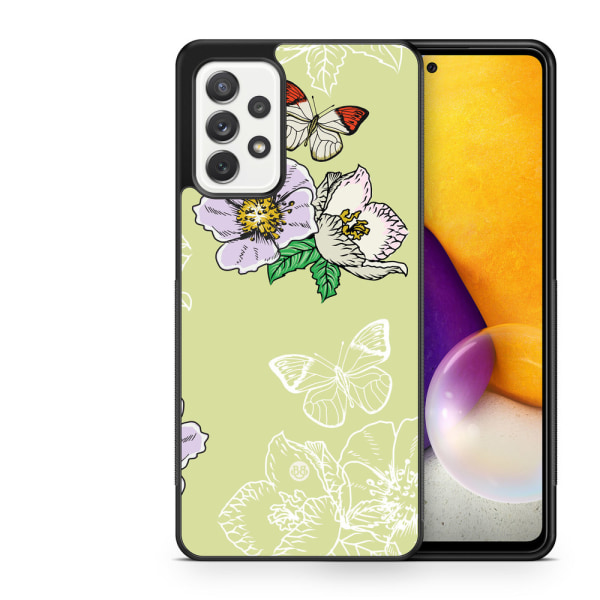 Bjornberry Skal Samsung Galaxy A52/A52s 5G -Fjärilsblomma