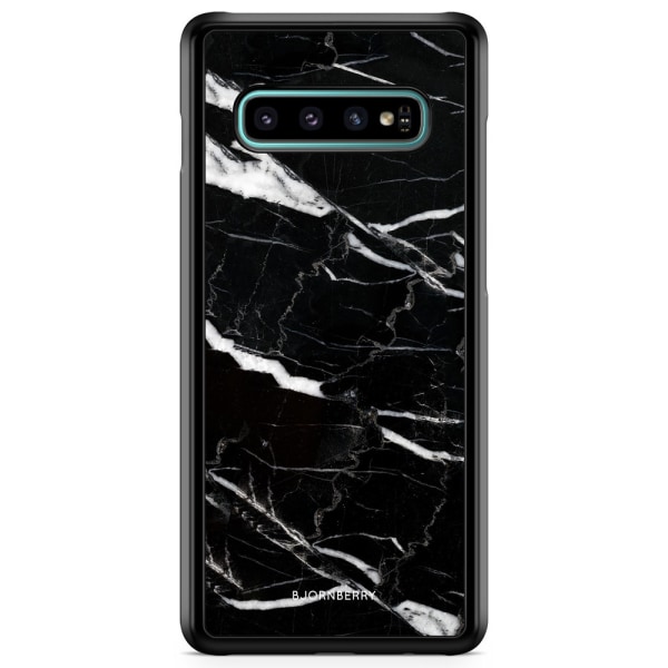 Bjornberry Skal Samsung Galaxy S10 Plus - Svart Marmor