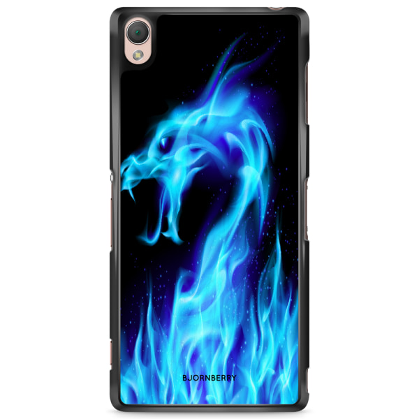 Bjornberry Skal Sony Xperia Z3 - Blå Flames Dragon