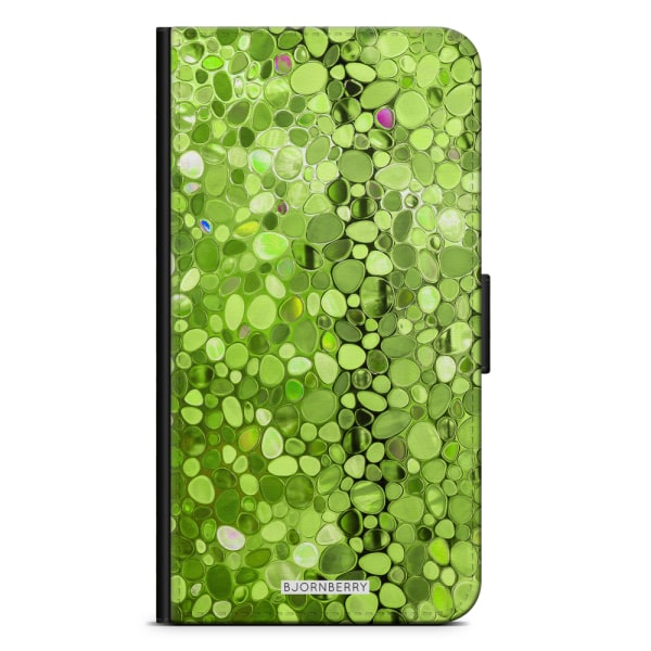 Bjornberry OnePlus 5T Plånboksfodral - Stained Glass Grön