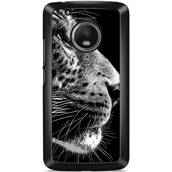 Bjornberry Skal Moto G5 Plus - Leopard Ansikte