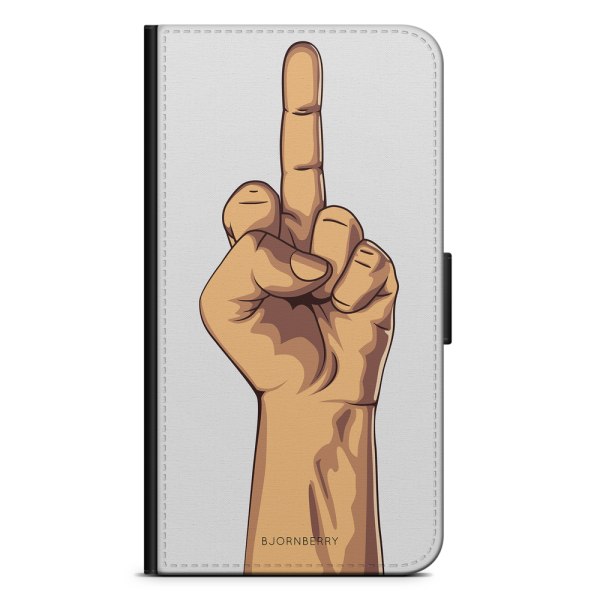 Bjornberry Plånboksfodral iPhone 8 Plus - Fuck You Finger