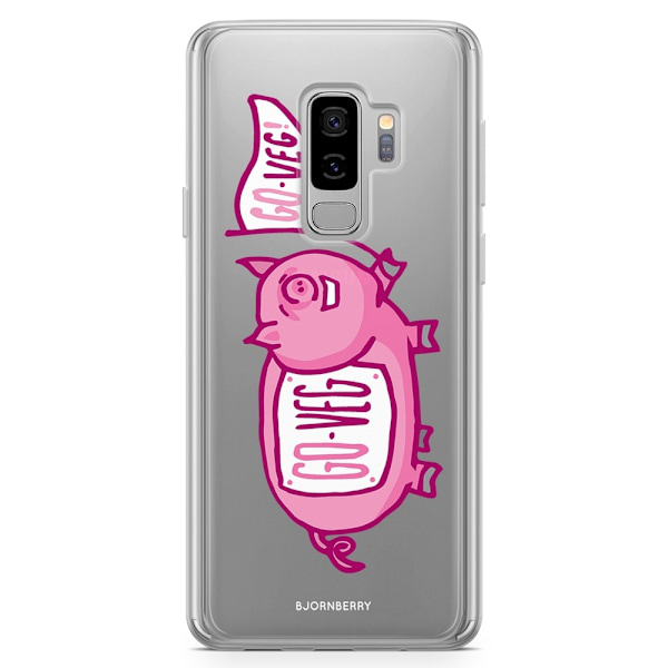 Bjornberry Skal Hybrid Samsung Galaxy S9+ - Rosa Gris