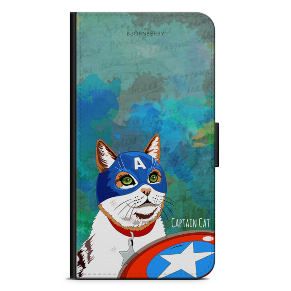 Bjornberry OnePlus 5T Plånboksfodral - Kapten Katt