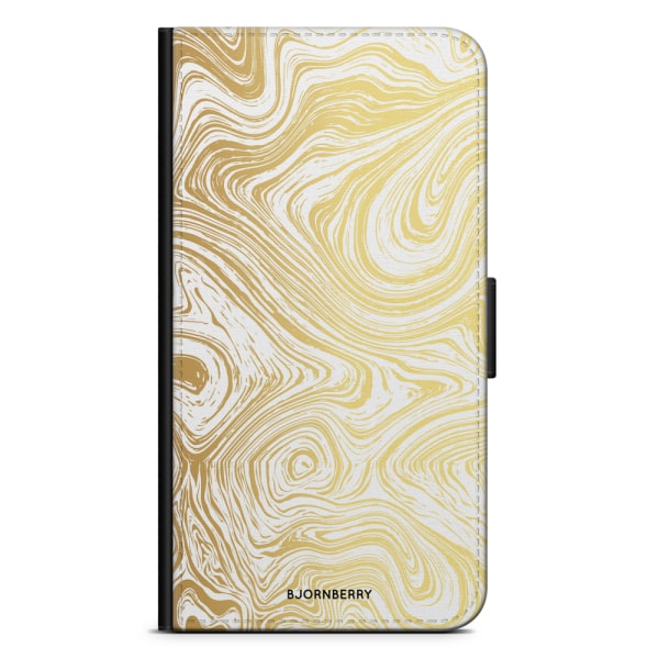 Bjornberry Plånboksfodral iPhone 12 Pro - Guld Marmor